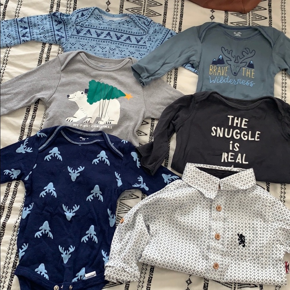Long sleeve winter bundle onsies